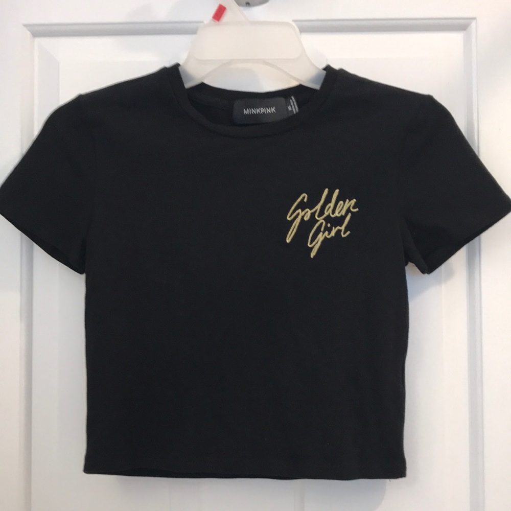 MINKPINK Cropped T-Shirt